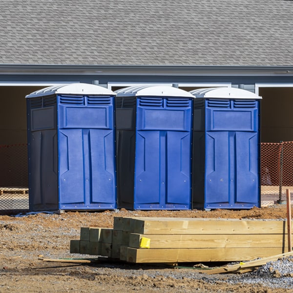 is there a specific order in which to place multiple porta potties in Chama Colorado